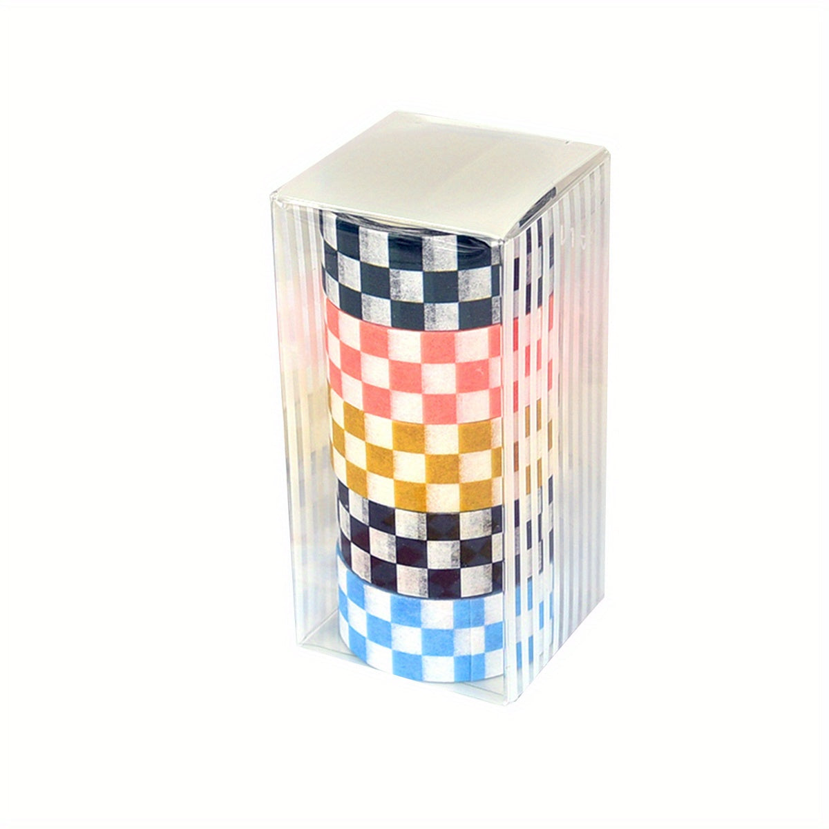 5 Rolls Plain Washi Tape Set DIY Material Sticker Scrapbooking