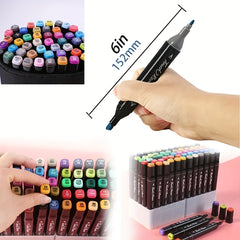 80 Pack Drawing Markers Art Supplies for Holidays Gifts