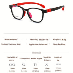 Boy's TR90 Silicone Anti-fatigue Reading Glasses