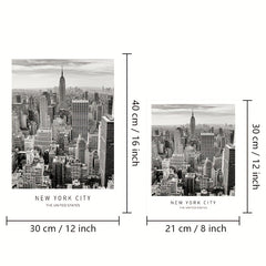 York City Urban View Canvas Painting Sofa Background Decoration