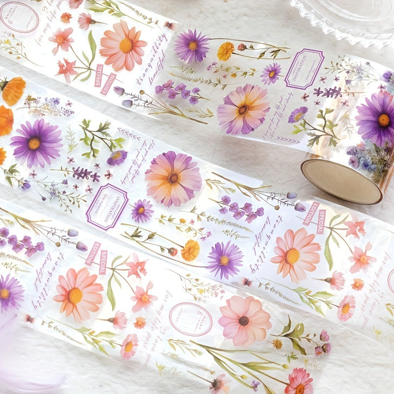Retro Diary Tape River Of Time Series Collage Sticker