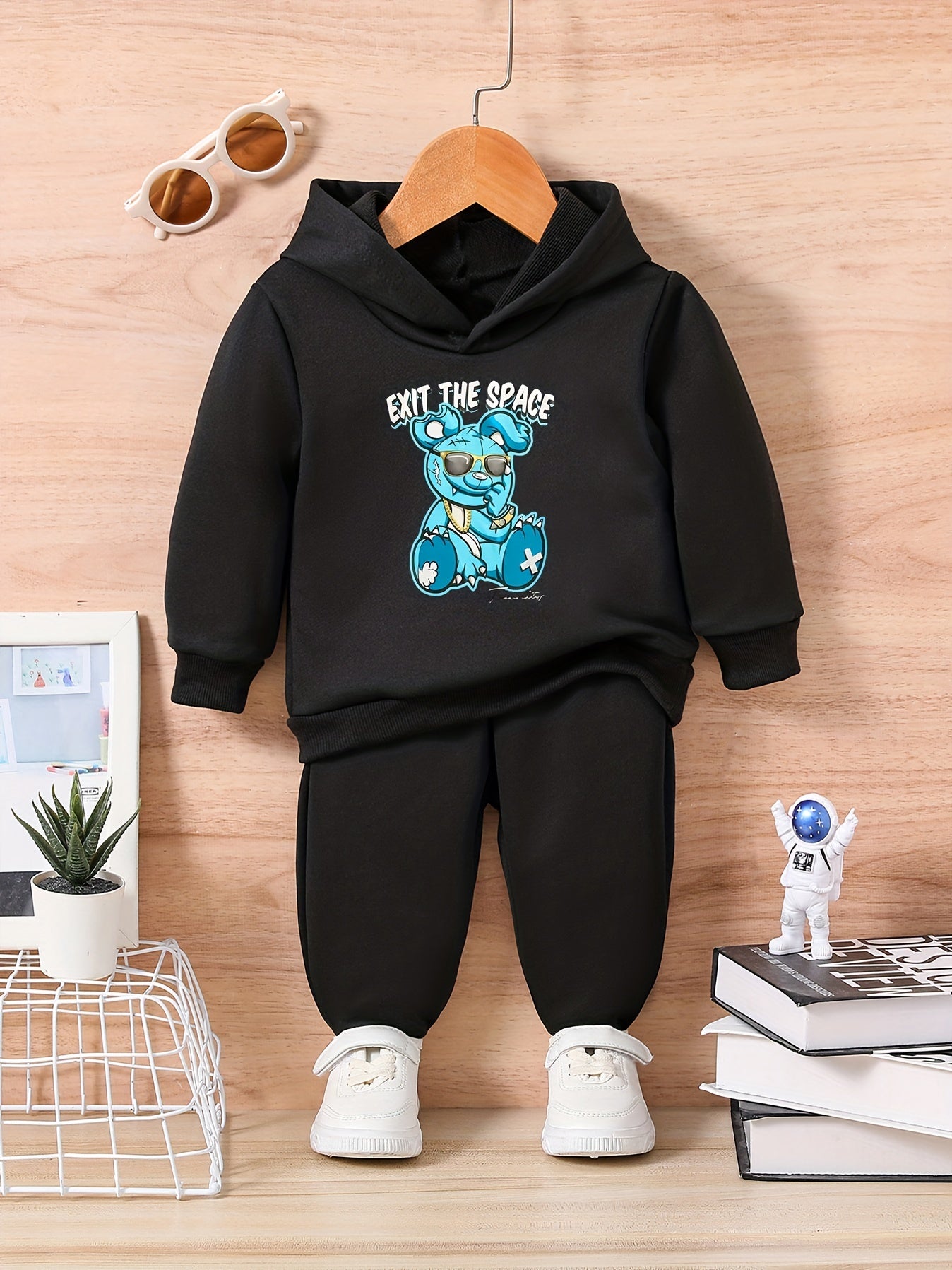 Baby Bear Series Casual Outfit Long Sleeve Set