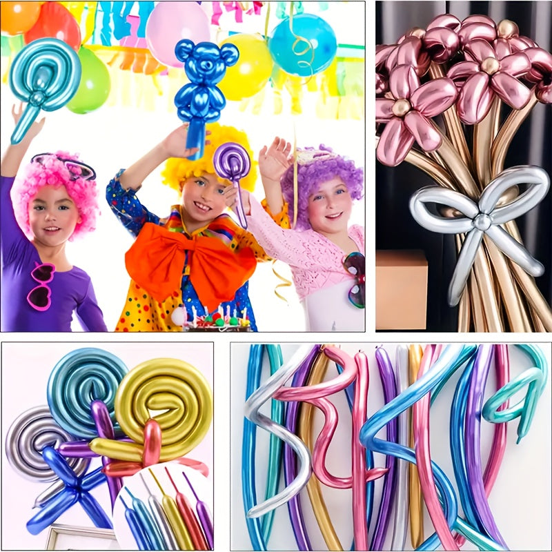 100pcs Metallic Magic Balloons Birthday Party Decor Supplies