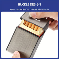 Waterproof Cigarette Holder Box 20-Capacity Retro Business Cigar Case