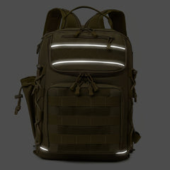 Large Capacity Fishing Backpack Water Resistant Tackle Box Storage Bag