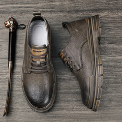 Men's British Style Low Cut Boots