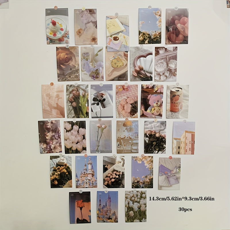 Small Fresh 30 Cards Postcard Art Poster Wall Decoration