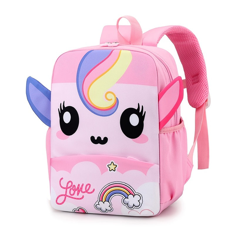 Cartoon Unicorn Backpack for Kindergarten School