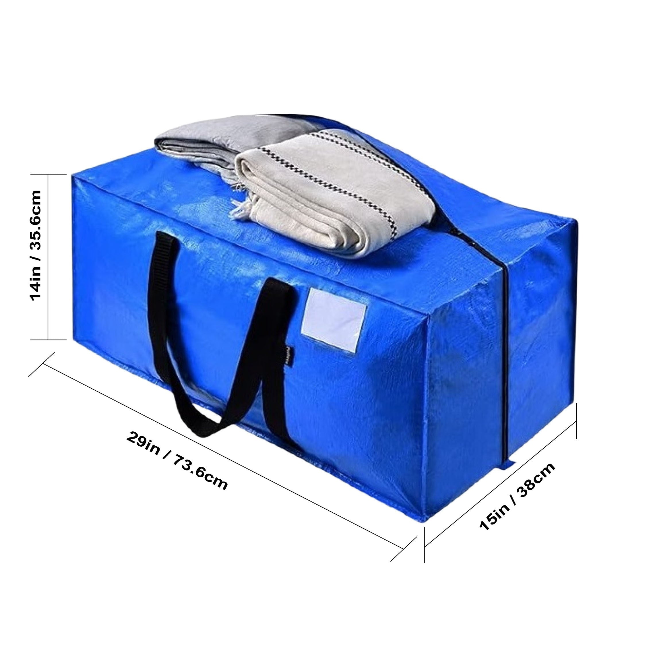 3pcs Extra Large Moving Bags - Heavy Duty Storage Container