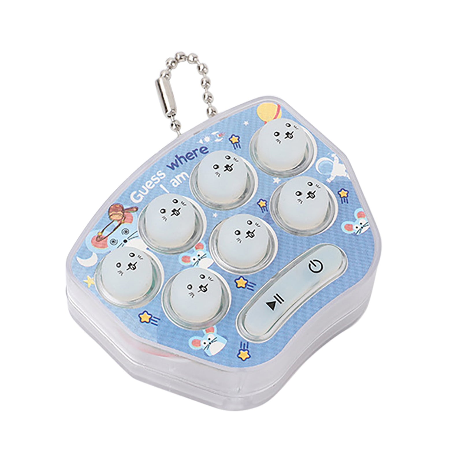 Pocket Mini Whack a mole Game Console with Keychain