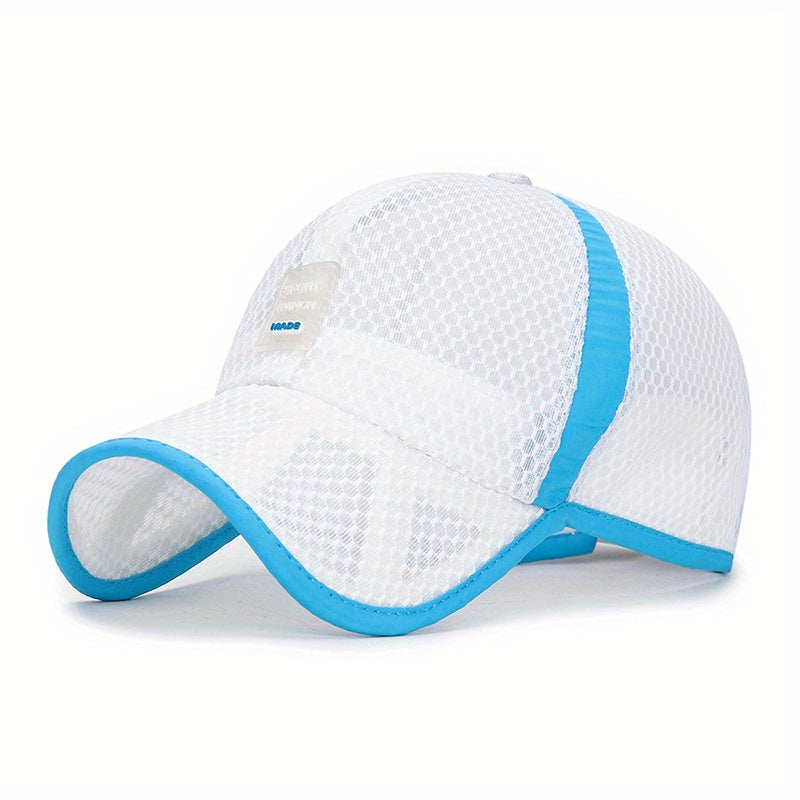 Kids Casual Mesh Cap Sun Protection Quick Dry Cap for Summer