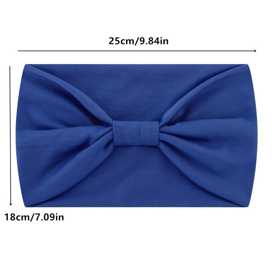 Solid Elastic Sports Hair Band Yoga Sweatband Knotted Headband Hair Accessories