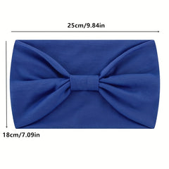 Solid Elastic Sports Hair Band Yoga Sweatband Knotted Headband Hair Accessories