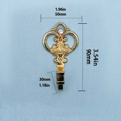 2pcs Vintage Large Curtain Hooks Wall Hanging Coat Hooks Metal Hooks