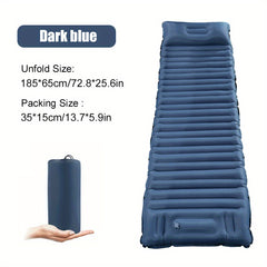 Ultralight Outdoor Inflatable Mattress with Pillow
