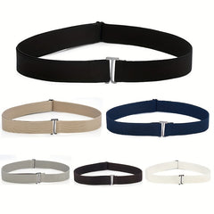 Adjustable Elastic No Show Belt for Jeans Pants Unisex