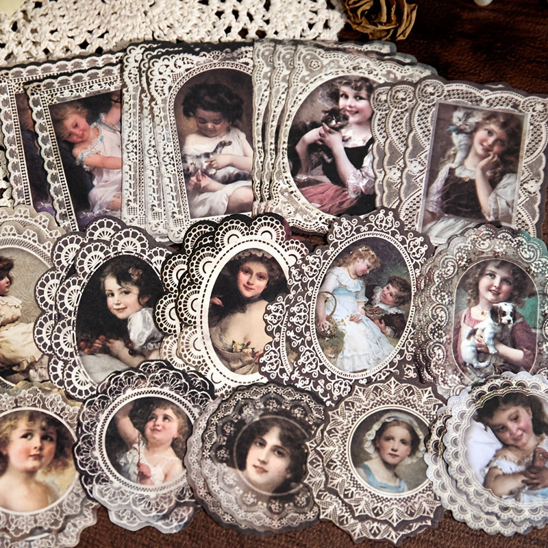 Lace's Memorial Series Lace Themed School Supplies DIY Material Paper 9 9