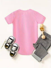 Baby Girls Casual Papa's Girl Short Sleeve Onesie Clothes
