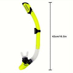 Adults Dry Snorkel with Top Drying Valve & Food Silicone