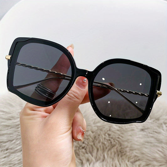 Y2K Oversized Cat Eye Sunglasses Beach Party UV400
