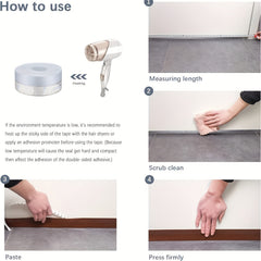 16.5ft Silicone Weather Stripping Tape for Doors & Windows