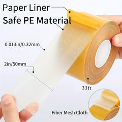Transparent Mesh Double sided Cloth Tape High Viscosity Fixed Carpet Glue