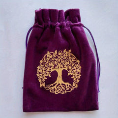 Velvet Storage Bag Card Jewelry Crystal Stone Sundries 13 - Purple