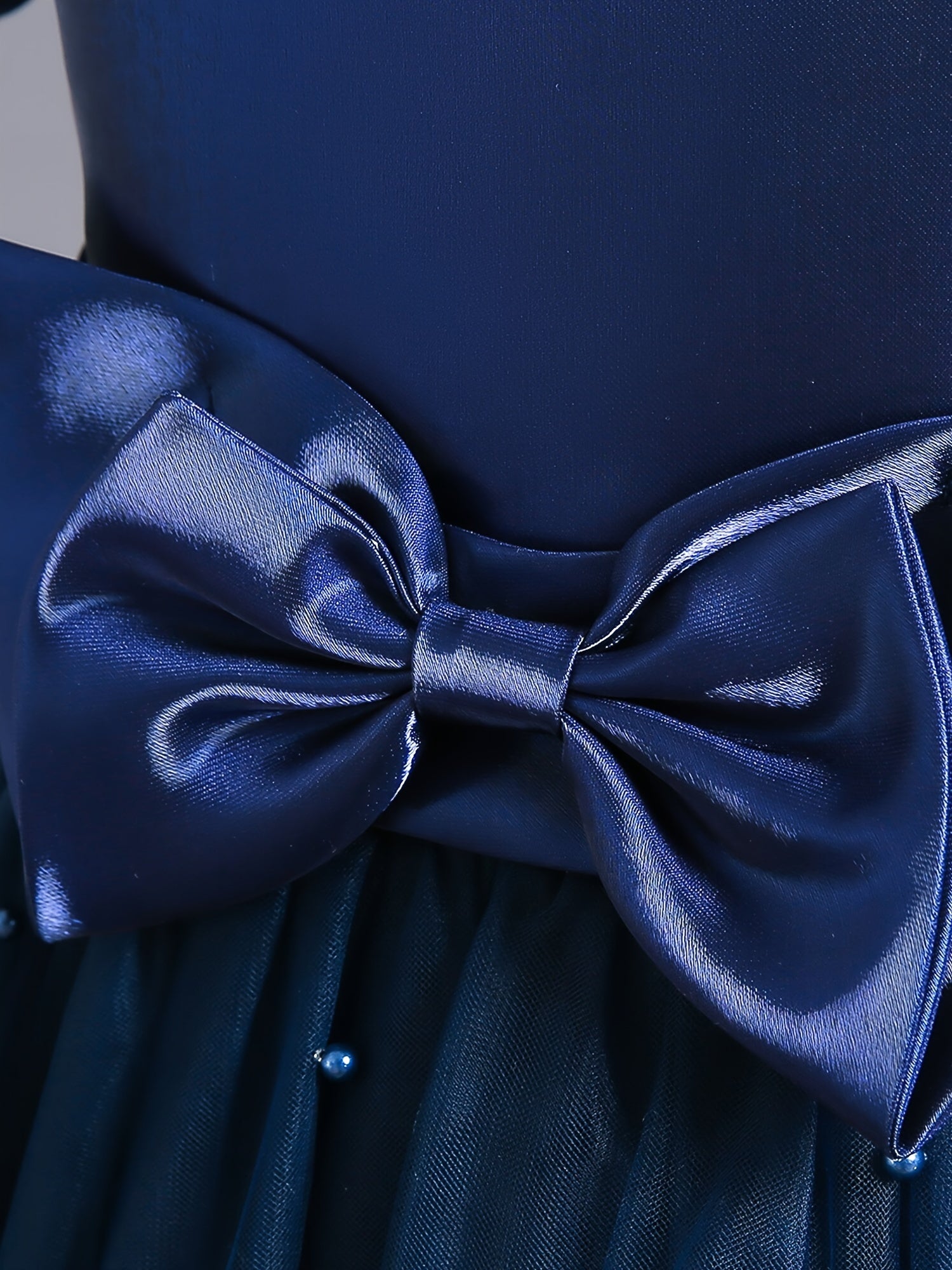 Girl's Ball Gown Princess Dress With Bow Formal Dress