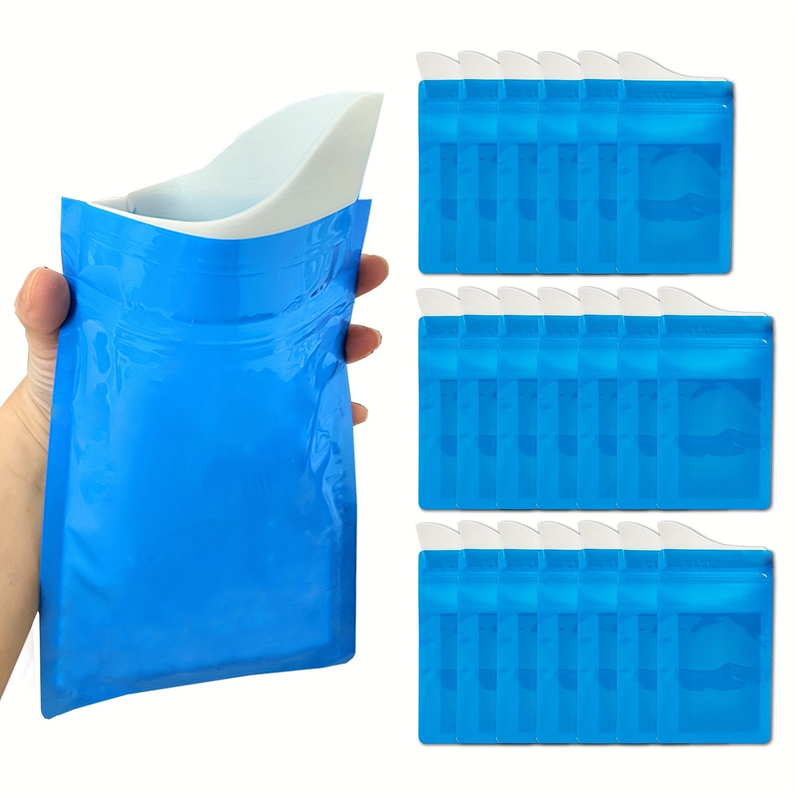 20pcs Portable Disposable Urine Bags for Travel Traffic Jams and Emergencies