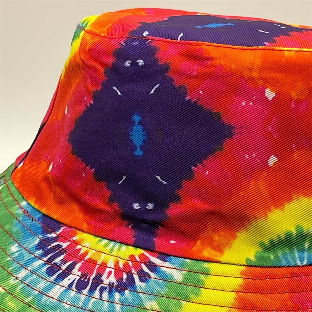 Tie Dye Reversible Bucket Hat for Women