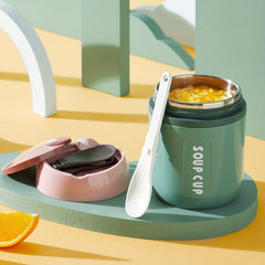 RYBACK Insulated Food Jar 480ml Stainless Steel Lunch Container with Spoon