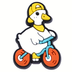10pcs Duck Shoe Charms For Clogs Sandals PVC Decorations Party Favors