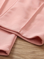 Girls' Line Stitching Elastic Waist Casual Pants - Kid Girl's Bottoms