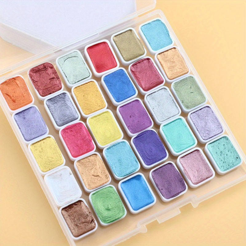 30 Colors Watercolor Paint Set for Artists