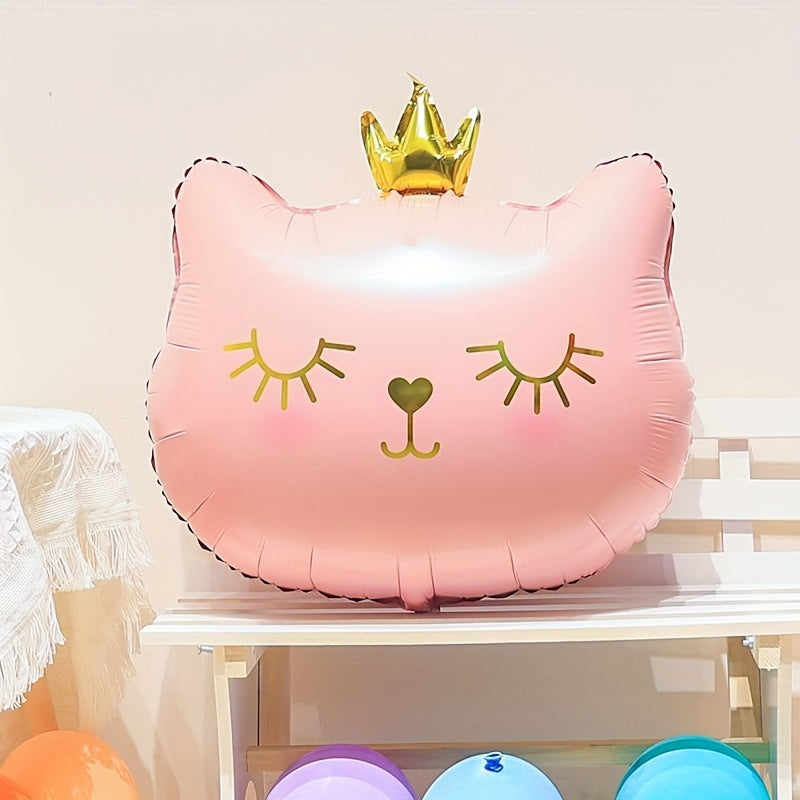 Adorable Kitten Foil Balloon for Party Decor