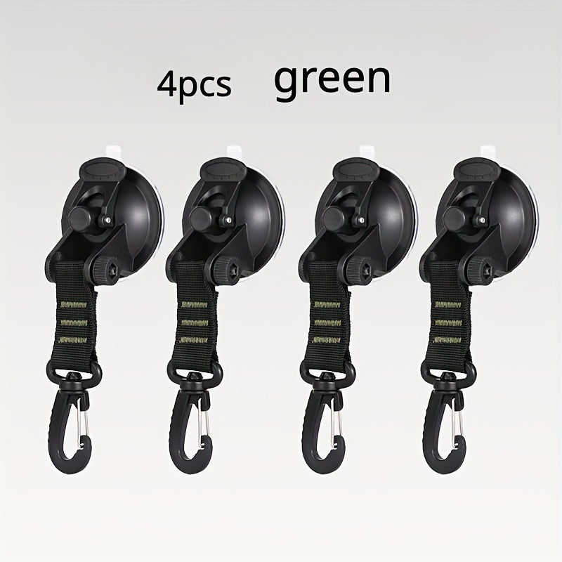 4pcs Suction Cup Hook No Punching Portable Suction Cup With Hook