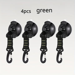 4pcs Suction Cup Hook No Punching Portable Suction Cup With Hook