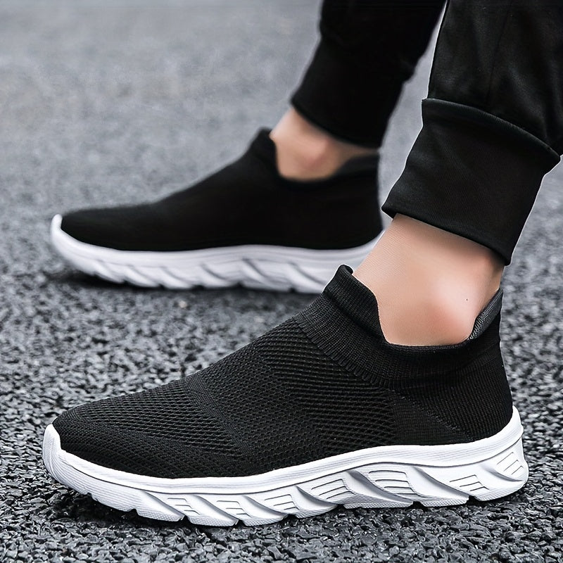 Men's Slip on Athletic Sneakers Breathable Walking Shoes Lightweight