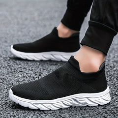 Men's Slip on Athletic Sneakers Breathable Walking Shoes Lightweight