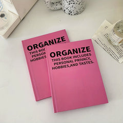 Pink Flamingo Red Rose Notepad Hardcover Notebook Journal Gift