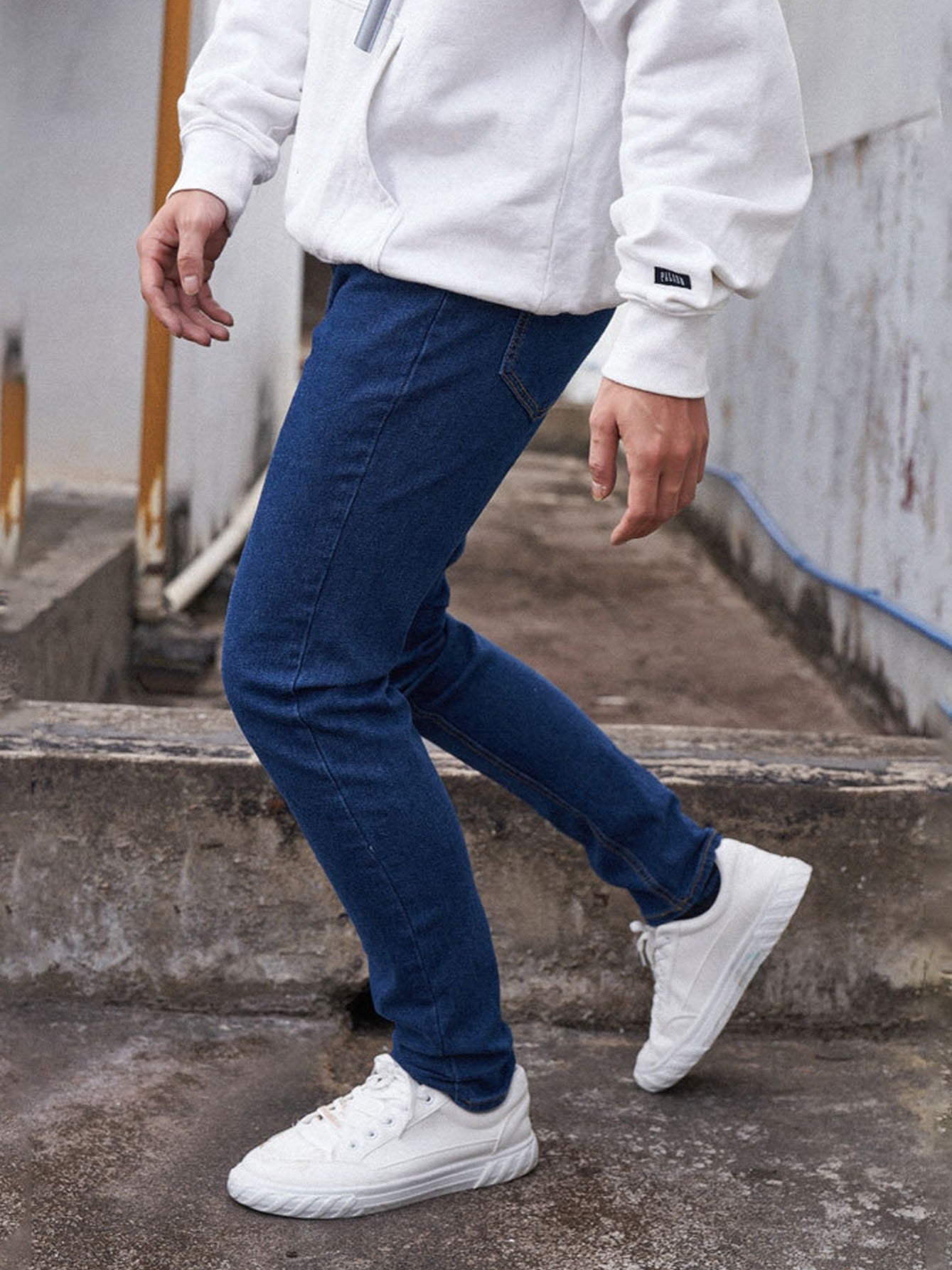 Stretch Slim Straight Casual Jeans for Men