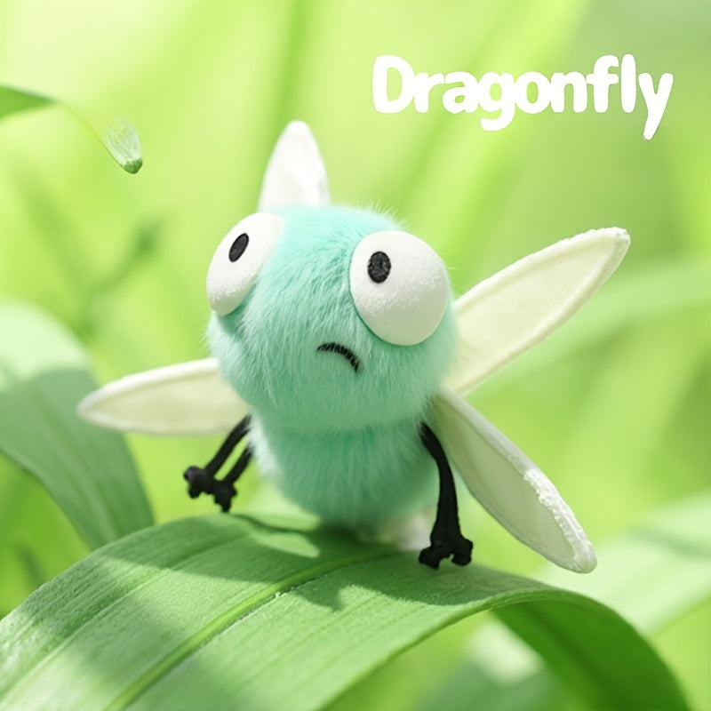 Dragonfly Plush Toy Soft Pastel Insect Decor Home Decoration