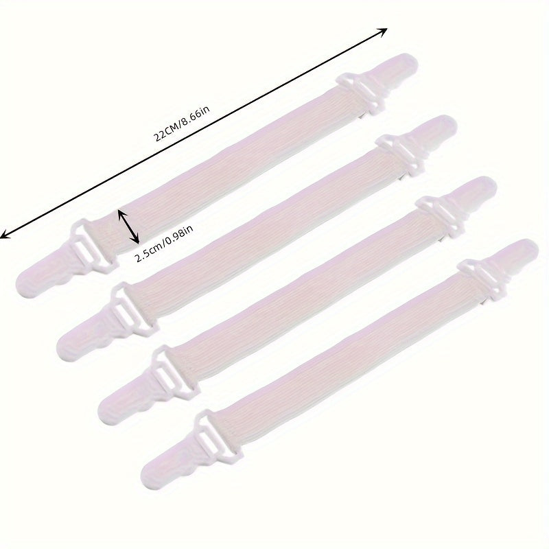 4pcs Bedsheet Fastener Clip Anti-skid Clamp Loose Fastening