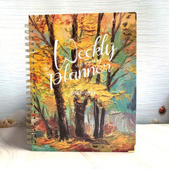 2022 Calendar Book A4 Size Monthly Index Card Weekly Daily Planning