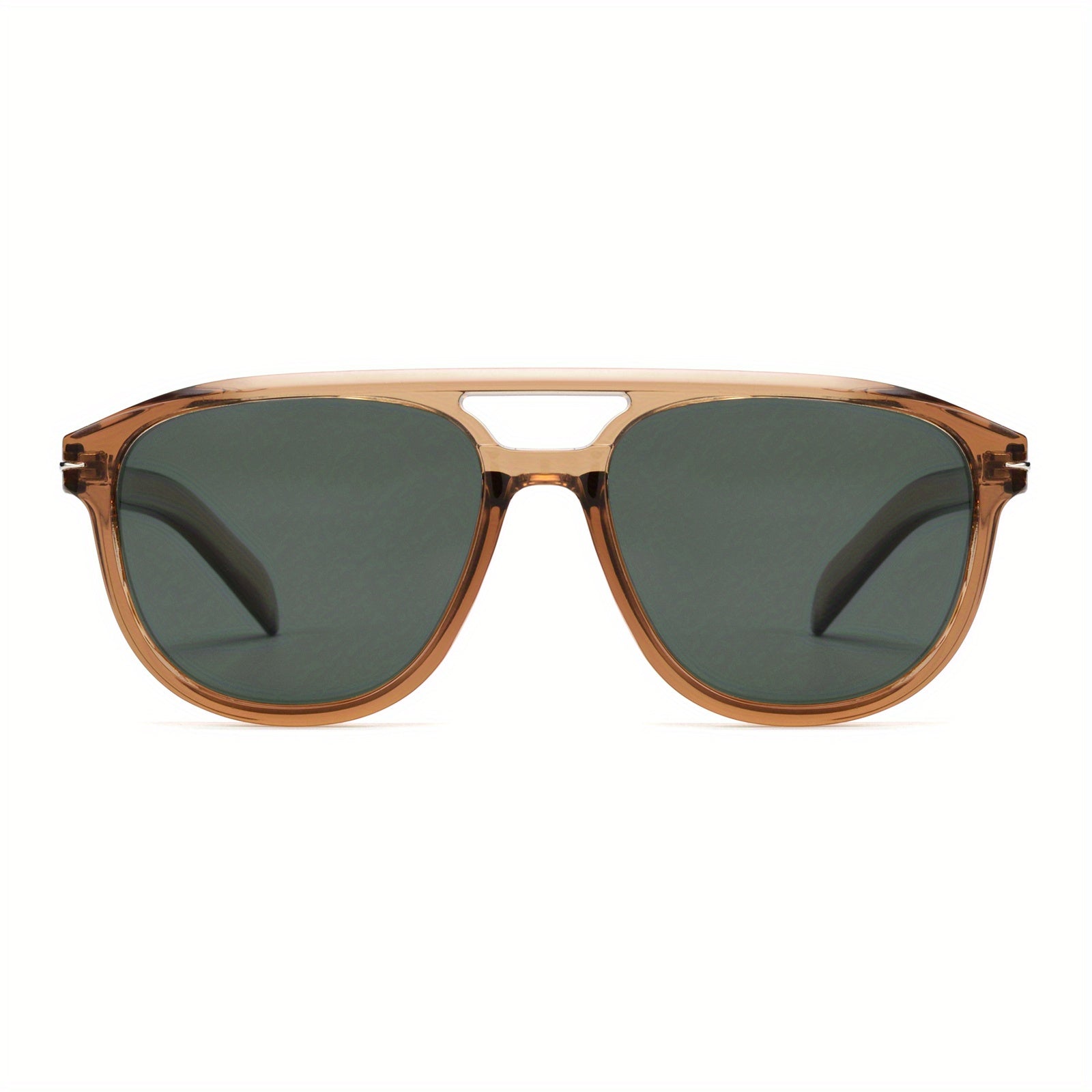OUWEN Classic Polarized Square Aviator Sunglasses