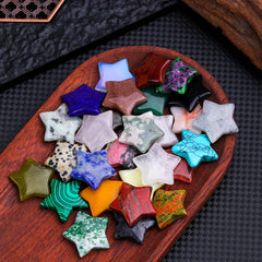 10pcs Star Crystal Stone Bulk Mini Crystal Stone Assorted Star Crystal Bag