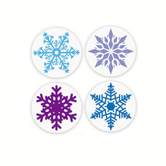 500pcs Snowflake Christmas Sticker Envelope Seal Label Decoration