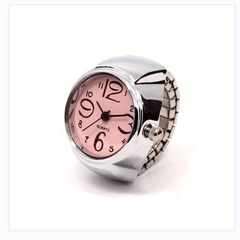 Punk Watch Ring Couple Finger Watch Mini Clock Retro Creative