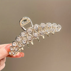 Faux Pearl Hair Claw Non-slip Ponytail Holder