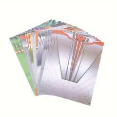 32 Sheets Origami Paper + Book Airplane Instructions